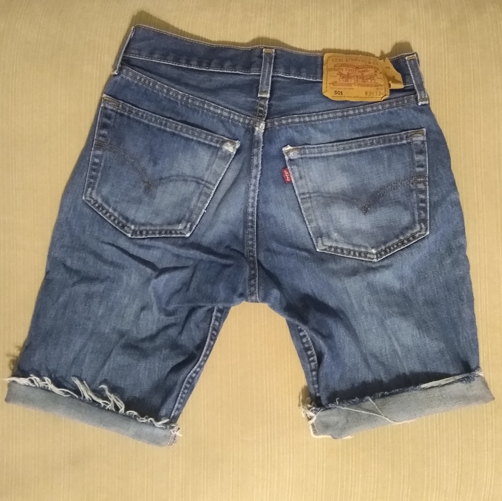 Levi's high waisted shorts